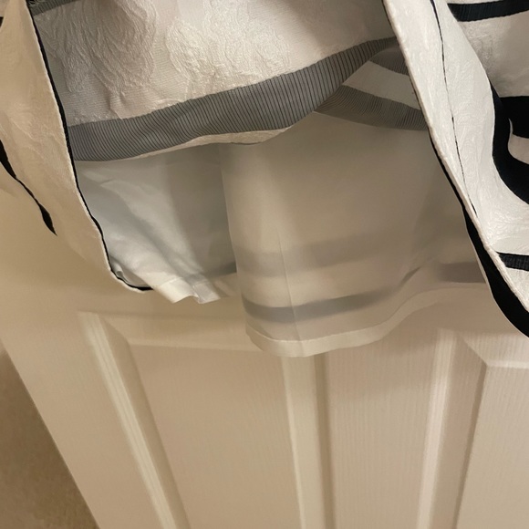 CARMEN MARC VALVO Point Of Sail Dress in Blue And White Stripe - Picture 8 of 15